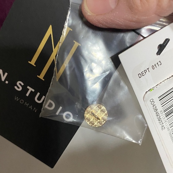 NWT I.N.STUDIOS WO SIZE 2X EGGPLANT PURPLE RUFFLE SLEEVES SOFT FLOWY SHIRT - Picture 5 of 12